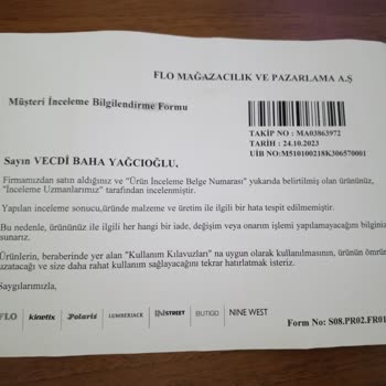 Lumberjack Firmasına Ait Ürünün İadesi