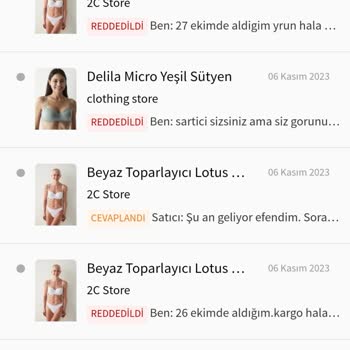 Trendyol Üzerindeki Penti Siparişiyle İlgili Sorun