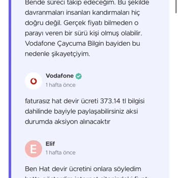 Vodafone Faturasız Hat Devir Ücreti Şubeden Şubeye Değişiyor