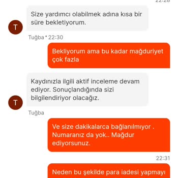 Migros Yemek Para İadesi Yapmadı
