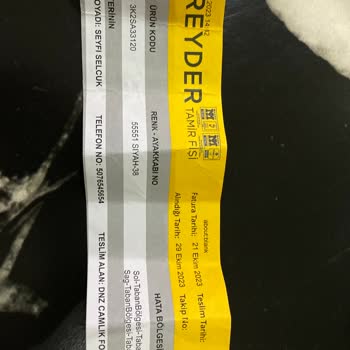 Greyder Kusurlu Ürünü İade Almadılar