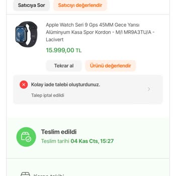 Hepsiburada Dan Aldığım Ürün Sonrasında İndirime Girdi Ve Mağdur Oldum