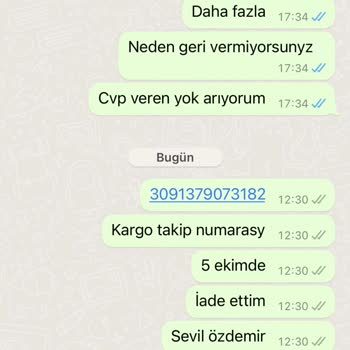 Xhan Elbise İade Parası