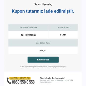 Nesine Tutmuş Kuponumu İptal Etti