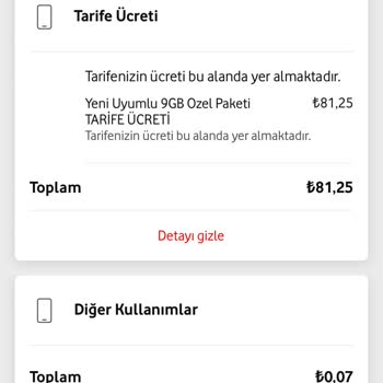Vodafone Habersiz Tarife Ücreti Artırıyor