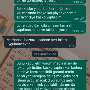 Media Markt'ta Yapılan Kasko
