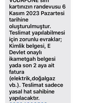 Vodafone Online Numara Taşıma Durumu
