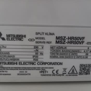 Mitsubishi Electric Yanlış BTU Klima Gönderildiğini Düşünüyorum