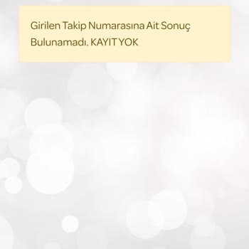 PTT Kargo İsem Yayınevi Kargo Takip Numaramdan Sonuç Alamıyorum