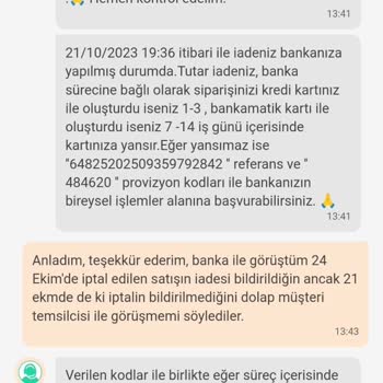 Dolap Uygulaması Ve VakıfBank Para İadesini Yapmıyorlar.