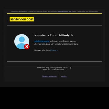 Sahibinden Hesap Kapanması? Açıklama Yapmaması