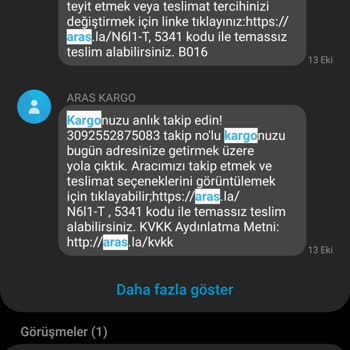 Aras Kargo Kocaeli Derince Şubesi Kurye Şikayet