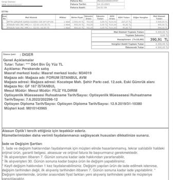 Guess Atasun Optiğin 3 Ay İçinde Kırılan Gözlüğe Çözüm Bulamaması