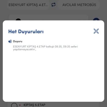 Esenyurt 142K İETT Otobüsü İptalleri