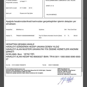 PayFix Para Ortada Yok
