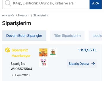 D&R Belirtilen Sürede Gönderilmeyen Ürün