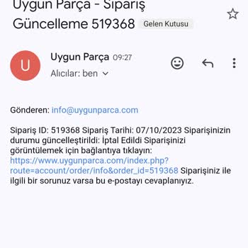 Uygunparca.com Uygun Parça Firması Mağduriyeti