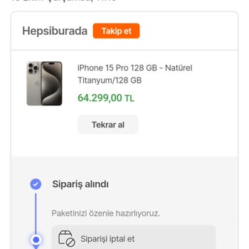 Hepsiburada Ön Sipariş Müşterisine, Anlık Alandan Daha Geç Gönderim