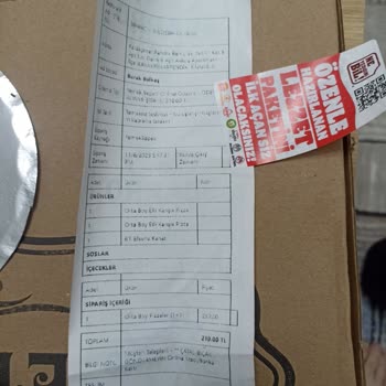 Yemek Sepeti Sbarro Siparişi Yanlış Ve Eksik Gönderilmesi