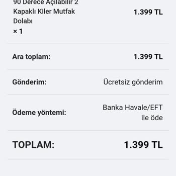 Sıfır Bir Home'dan Yaptığımız Alışveriş