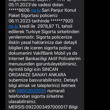 Vakıfbankası Sincan OSB Şube