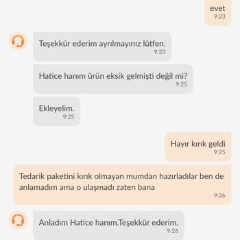 Trendyol Canlı Destek Sorunu