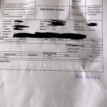 Kelebek Mobilya Ödeme Alınıp Sipariş Oluşturulmaması