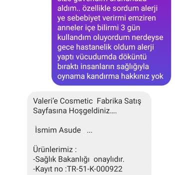 Valerie.coffe.tr (Instagram) Valerie Coffee TR Şikayetçiyim