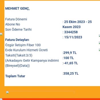 TurkNet Benden Fazla Ücret Aldı.