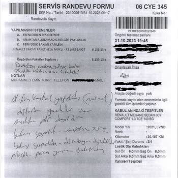 Vavacars'tan Aldığım Aracın Kusurlarının Örtülmesi