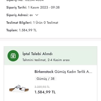 Boyner Tedarik Süreci Uzatıldı Siparişim Gönderilmedi