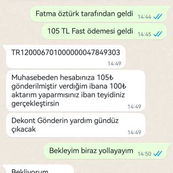 Finans Kuruluşları Adıyla Dolandırıcılık Yardım Vakfı IBAN Ve Kimlik Bilgilerimi Alınması