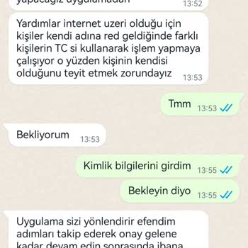 Finans Kuruluşları Adıyla Dolandırıcılık Yardım Vakfı IBAN Ve Kimlik Bilgilerimi Alınması