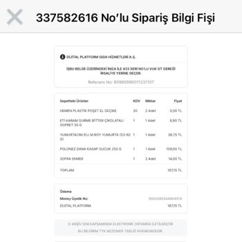 Migros Hemen Eksik Ürün