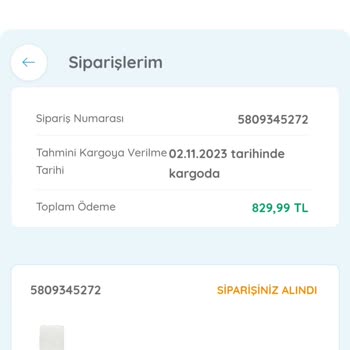 ebebek Ürün Tesliminin Sağlanamaması