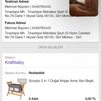 N11 Mağazası Kraft Satıcısı Sipariş Reddi