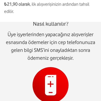 Vodafone Dest Concept Mobil Ödeme Sorunu