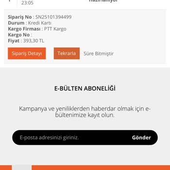 İsem Kitap Kargo Sorunu