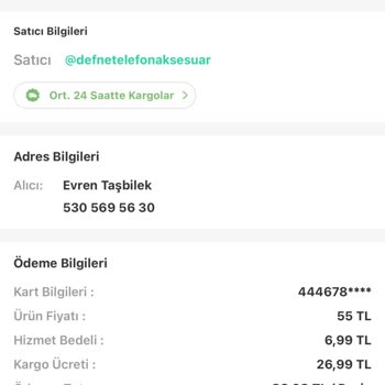 Aras Kargo Teslim Edildi Gözüken Fakat Tarafıma Teslim Edilmeyen Kargo