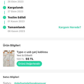 Aras Kargo Teslim Edildi Gözüken Fakat Tarafıma Teslim Edilmeyen Kargo