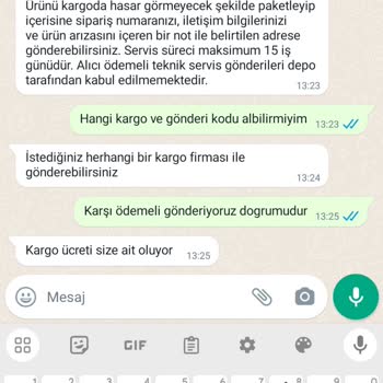 Gtech Elektronik Kargo Masrafının Karşılanmaması