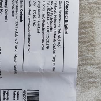 Gtech Elektronik Kargo Masrafının Karşılanmaması