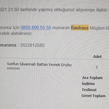 Bauhaus Rattan Yemek Grubu Sandalye Hasarı