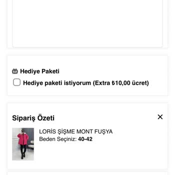 MİQA Butik İade Para Olacak