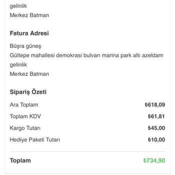 MİQA Butik İade Para Olacak