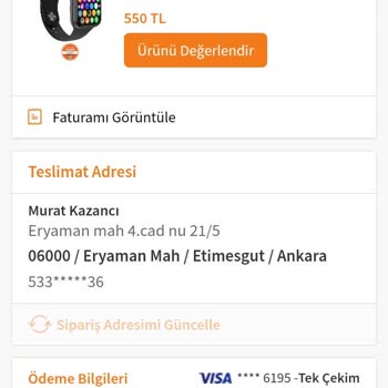 Trendyol Akıllı Saat Arızası