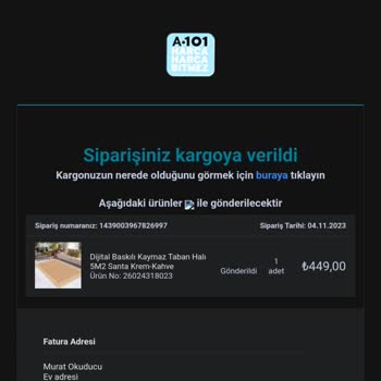 Sendeo Gönderi Aşamasında Değil.