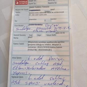 Enza Home Dorian Sandalye Ayaklarında Ayrılma