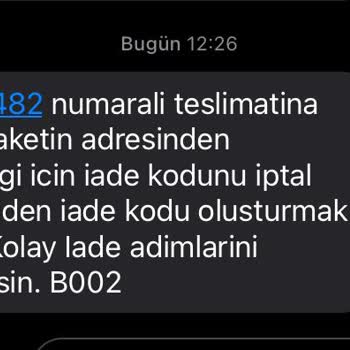 Trendyol Ekspress İade İçin Eve Gelmiyor