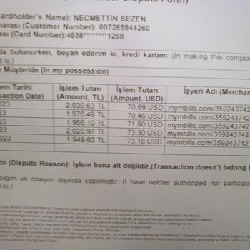 Mymbills.com Ve Banka Açıklığı